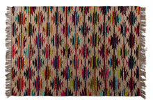 Load image into Gallery viewer, Baxton Studio Zurich Modern and Contemporary Multi-Colored Handwoven Hemp Blend Area Rug
