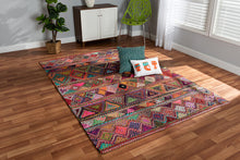Load image into Gallery viewer, Baxton Studio Bagleys Modern and Contemporary Multi-Colored Handwoven Fabric Area Rug
