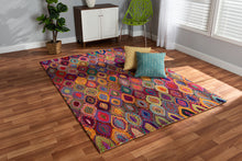 Load image into Gallery viewer, Baxton Studio Addis Modern and Contemporary Multi-Colored Handwoven Fabric Area Rug
