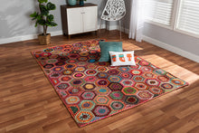 Load image into Gallery viewer, Baxton Studio Adailo Modern and Contemporary Multi-Colored Handwoven Fabric Area Rug
