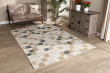 Load image into Gallery viewer, Baxton Studio Barbon Modern and Contemporary Ivory and Grey Handwoven PET Yarn Indoor and Outdoor Area Rug
