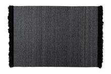 Load image into Gallery viewer, Baxton Studio Dalston Modern and Contemporary Dark Grey and Black Handwoven Wool Blend Area Rug
