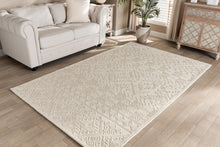Load image into Gallery viewer, Baxton Studio Linwood Modern and Contemporary Ivory Hand-Tufted Wool Area Rug
