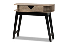 Load image into Gallery viewer, Baxton Studio Wales Modern and Contemporary Light Brown Finished Wood 1-Drawer Console Table
