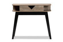 Load image into Gallery viewer, Baxton Studio Wales Modern and Contemporary Light Brown Finished Wood 1-Drawer Console Table
