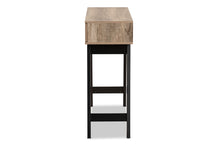 Load image into Gallery viewer, Baxton Studio Wales Modern and Contemporary Light Brown Finished Wood 2-Drawer Console Table
