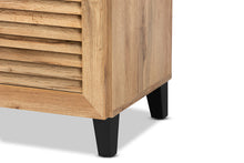 Load image into Gallery viewer, Baxton Studio Coolidge Modern and Contemporary Oak Brown Finished Wood 1-Drawer Shoe Storage Cabinet
