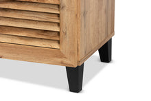 Load image into Gallery viewer, Baxton Studio Coolidge Modern and Contemporary Oak Brown Finished Wood 5-Shelf Shoe Storage Cabinet
