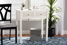 Load image into Gallery viewer, Baxton Studio Lambert Classic and Traditional White Finished Wood 2-Drawer Console Table
