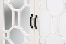 Load image into Gallery viewer, Baxton Studio Carlena Modern and Contemporary White Finished Wood and Mirrored Glass 2-Door Sideboard
