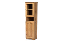 Load image into Gallery viewer, Baxton Studio Lauren Modern and Contemporary Oak Brown Finished Wood Buffet and Hutch Kitchen Cabinet
