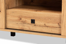 Load image into Gallery viewer, Baxton Studio Unna Modern and Contemporary Oak Brown Finished Wood 2-Door TV Stand

