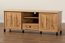 Load image into Gallery viewer, Baxton Studio Unna Modern and Contemporary Oak Brown Finished Wood 2-Door TV Stand
