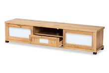 Load image into Gallery viewer, Baxton Studio Gerhardine Modern and Contemporary Oak Brown Finished Wood 1-Drawer TV Stand

