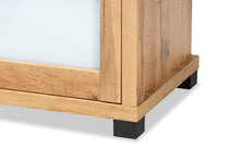 Load image into Gallery viewer, Baxton Studio Gerhardine Modern and Contemporary Oak Brown Finished Wood 1-Drawer TV Stand
