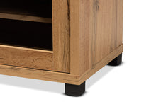 Load image into Gallery viewer, Baxton Studio Beasley Modern and Contemporary Oak Brown Finished Wood 1-Drawer TV Stand
