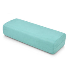 Load image into Gallery viewer, Yoga Bolster Pillow with Washable Cover and Carry Bag-Green
