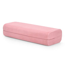 Load image into Gallery viewer, Yoga Bolster Pillow with Washable Cover and Carry Bag-Pink
