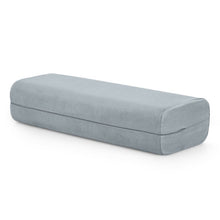Load image into Gallery viewer, Yoga Bolster Pillow with Washable Cover and Carry Bag-Gray
