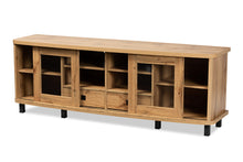 Load image into Gallery viewer, Baxton Studio Walda Modern and Contemporary Oak Brown Finished Wood 2-Drawer TV Stand
