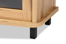 Load image into Gallery viewer, Baxton Studio Walda Modern and Contemporary Oak Brown Finished Wood 2-Drawer TV Stand
