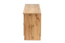 Load image into Gallery viewer, Baxton Studio Adelino Modern and Contemporary Oak Brown Finished Wood 2-Drawer TV Stand
