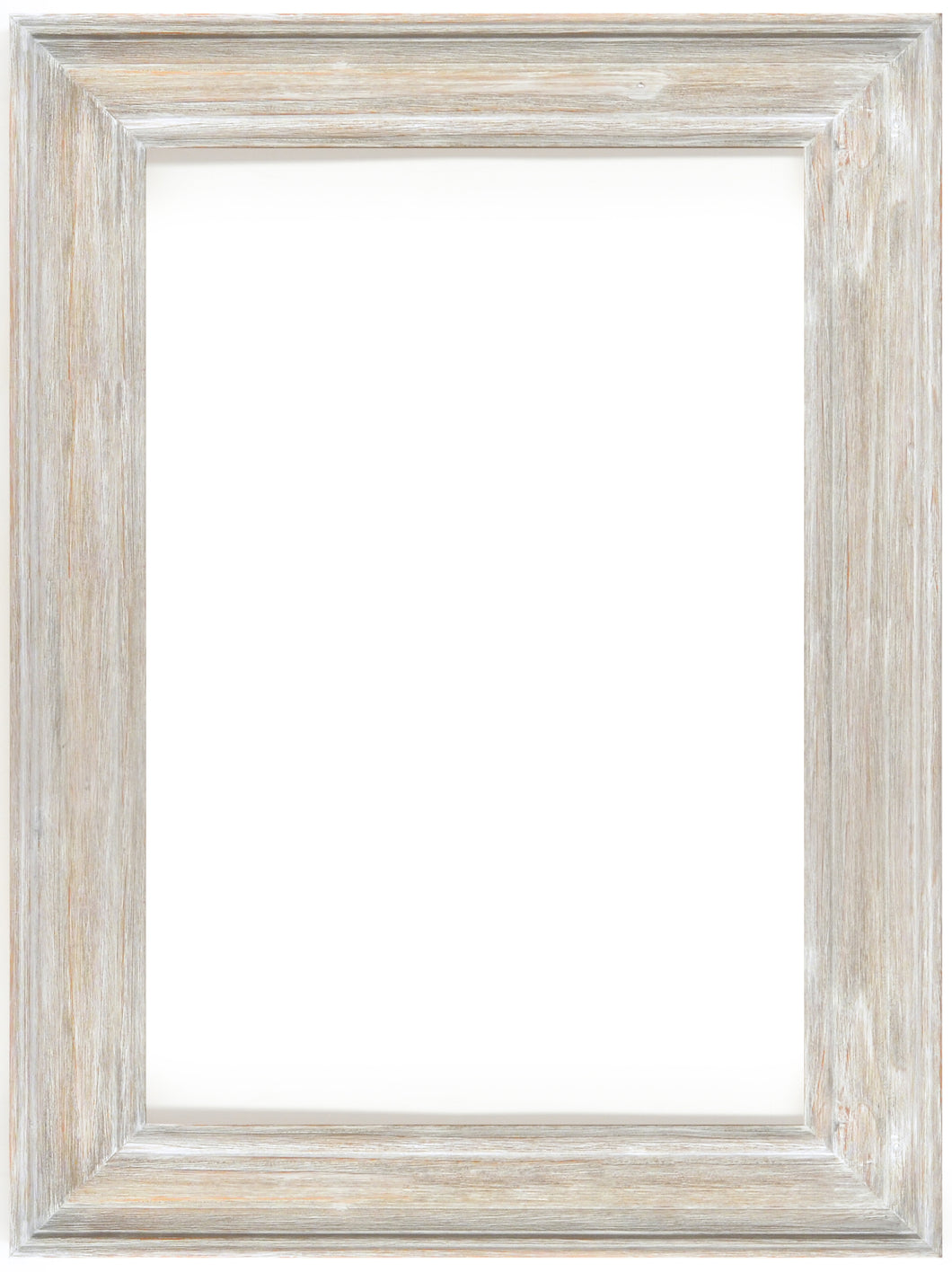 Misty Woods Frame 24x36 Distressed White Wash