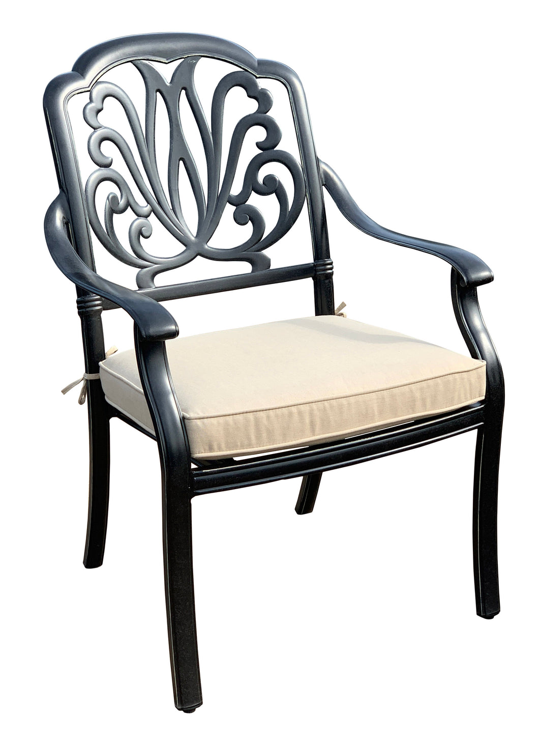 Elisabeth Aluminum Outdoor Dining Chair Plus
