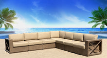 Load image into Gallery viewer, Modern Rustic Sofa Sectional Grouping Set Of 7
