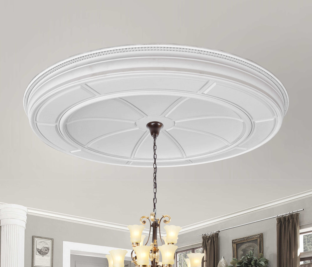 Refined Large Round Ceiling Medallion 72 Inch Diameter