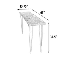 Load image into Gallery viewer, Mango Wash Live Edge Console Walnut
