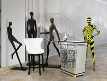 Load image into Gallery viewer, Modern Black Statue with Hoop
