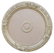 Load image into Gallery viewer, Rose Gold Round Chandelier Ceiling Medallion 36in

