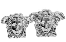 Load image into Gallery viewer, Medusa Vases Silver Set of 2
