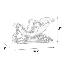 Load image into Gallery viewer, 14.5in Red Sleigh
