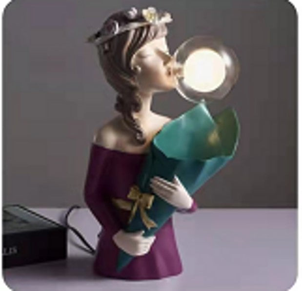 Girl with Bubble Small