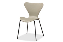 Load image into Gallery viewer, Baxton Studio Jaden Modern and Contemporary Beige Plastic and Black Metal 4-Piece Dining Chair Set
