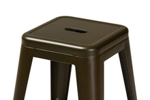 Load image into Gallery viewer, Baxton Studio Horton Modern and Contemporary Industrial Gunmetal Finished Metal 4-Piece Stackable Counter Stool Set
