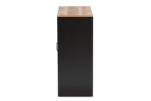 Load image into Gallery viewer, Baxton Studio Connell Modern and Contemporary Industrial Two-Tone Natural Brown and Black Finished Wood and Black Metal Sideboard Buffet
