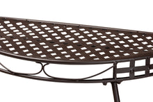 Load image into Gallery viewer, Baxton Studio Laraine Modern and Contemporary Black Metal Outdoor Console Table
