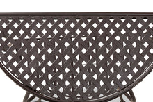 Load image into Gallery viewer, Baxton Studio Laraine Modern and Contemporary Black Metal Outdoor Console Table
