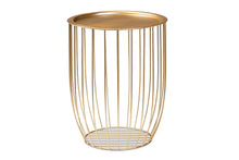 Load image into Gallery viewer, Baxton Studio Mabon Modern and Contemporary Gold Finished Metal End Table
