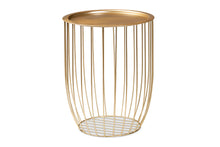 Load image into Gallery viewer, Baxton Studio Mabon Modern and Contemporary Gold Finished Metal End Table

