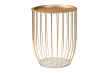 Load image into Gallery viewer, Baxton Studio Mabon Modern and Contemporary Gold Finished Metal End Table
