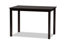 Load image into Gallery viewer, Baxton Studio Rosa Modern and Contemporary Sand Fabric Upholstered and Dark Brown Finished Wood 5-Piece Dining Set
