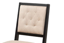 Load image into Gallery viewer, Baxton Studio Gideon Modern and Contemporary Sand Fabric Upholstered and Dark Brown Finished Wood 2-Piece Counter Stool Set
