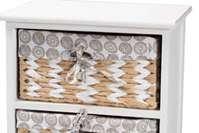 Load image into Gallery viewer, Baxton Studio Rianne Modern Transitional White Finished Wood 2-Basket Storage Unit
