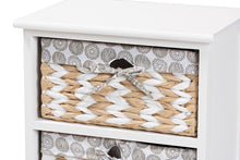 Load image into Gallery viewer, Baxton Studio Rianne Modern Transitional White Finished Wood 3-Basket Storage Unit
