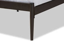 Load image into Gallery viewer, Baxton Studio Nano Modern and Contemporary Black Finished Metal Queen Size Platform Bed
