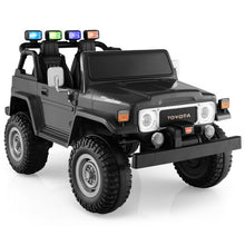 Load image into Gallery viewer, 12V 2-Seat Licensed Kids Ride On Toyota FJ40 Car with 2.4G Remote Control-Black

